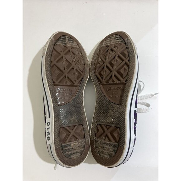Converse Cons unisex Women 6 Men 4 Low Top Camo Purple sneaker shoes - Picture 7 of 8